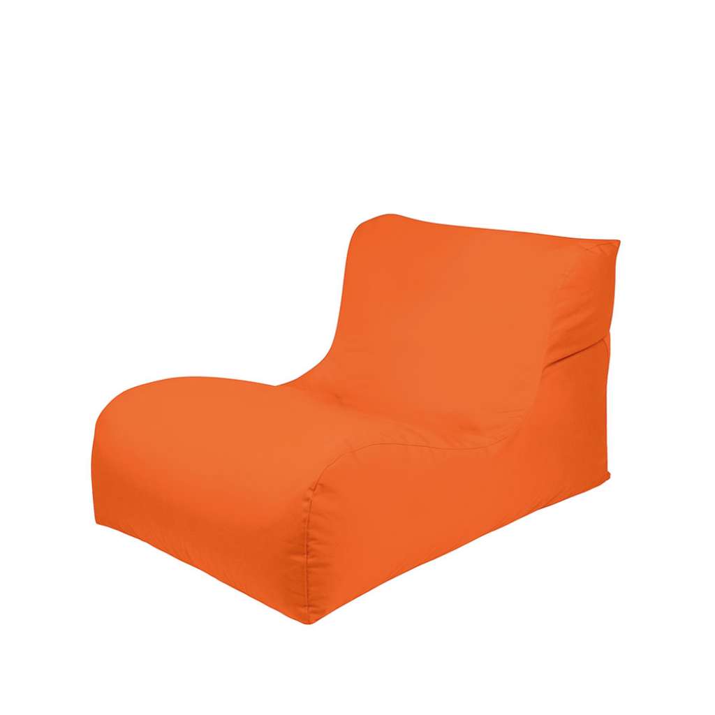 Outdoor Liege in Orange Sitzsack