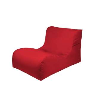 Sitzsack Liege in Rot Outdoor