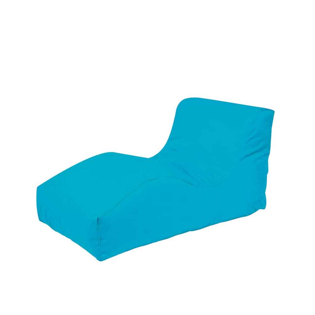 Outdoor Liege als Sitzsack Blau