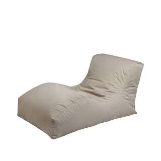 Lounge Sessel als Sitzsack Grau