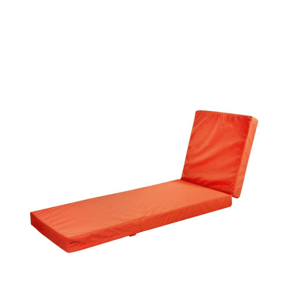 Liegenauflage in Orange Wetterfest