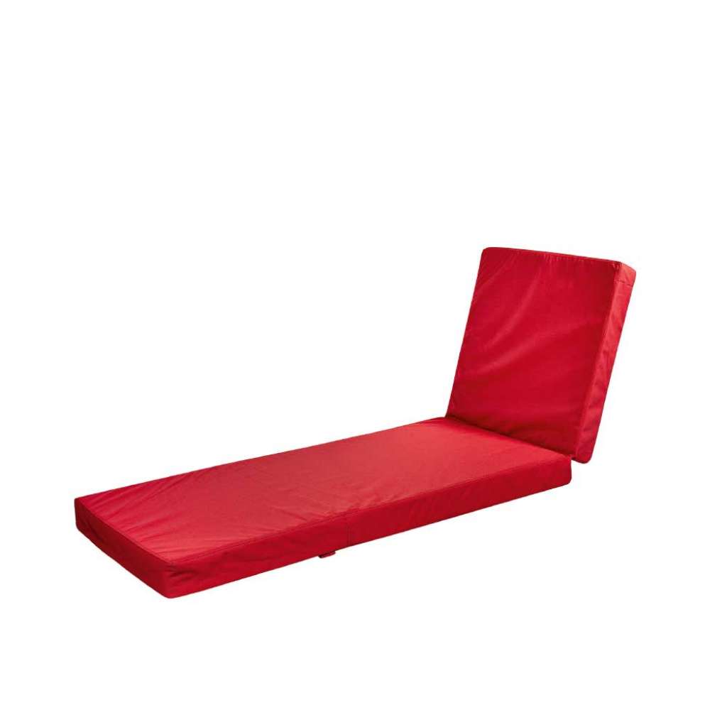 Gartenliegenauflage in Rot Outdoor