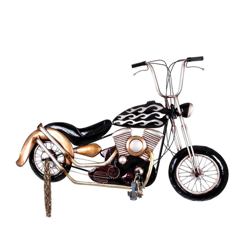 Garderobe als Motorrad Haken
