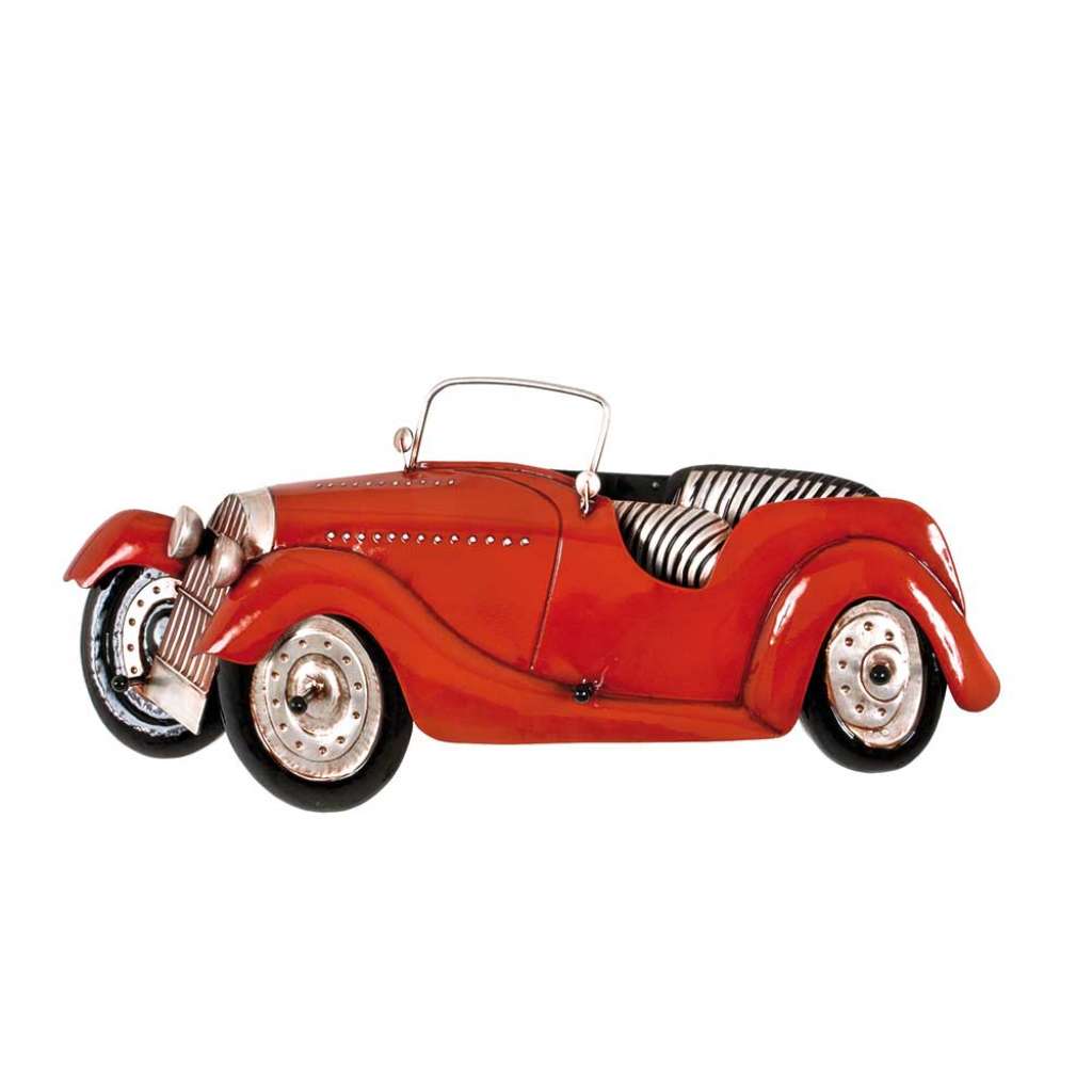 Design Garderobe als Oldtimer Rot