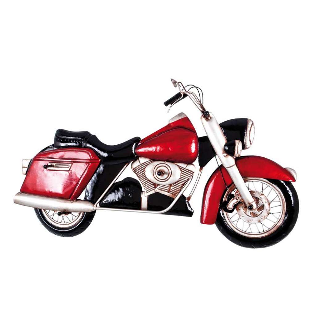 Design Garderobe als Motorrad Haken