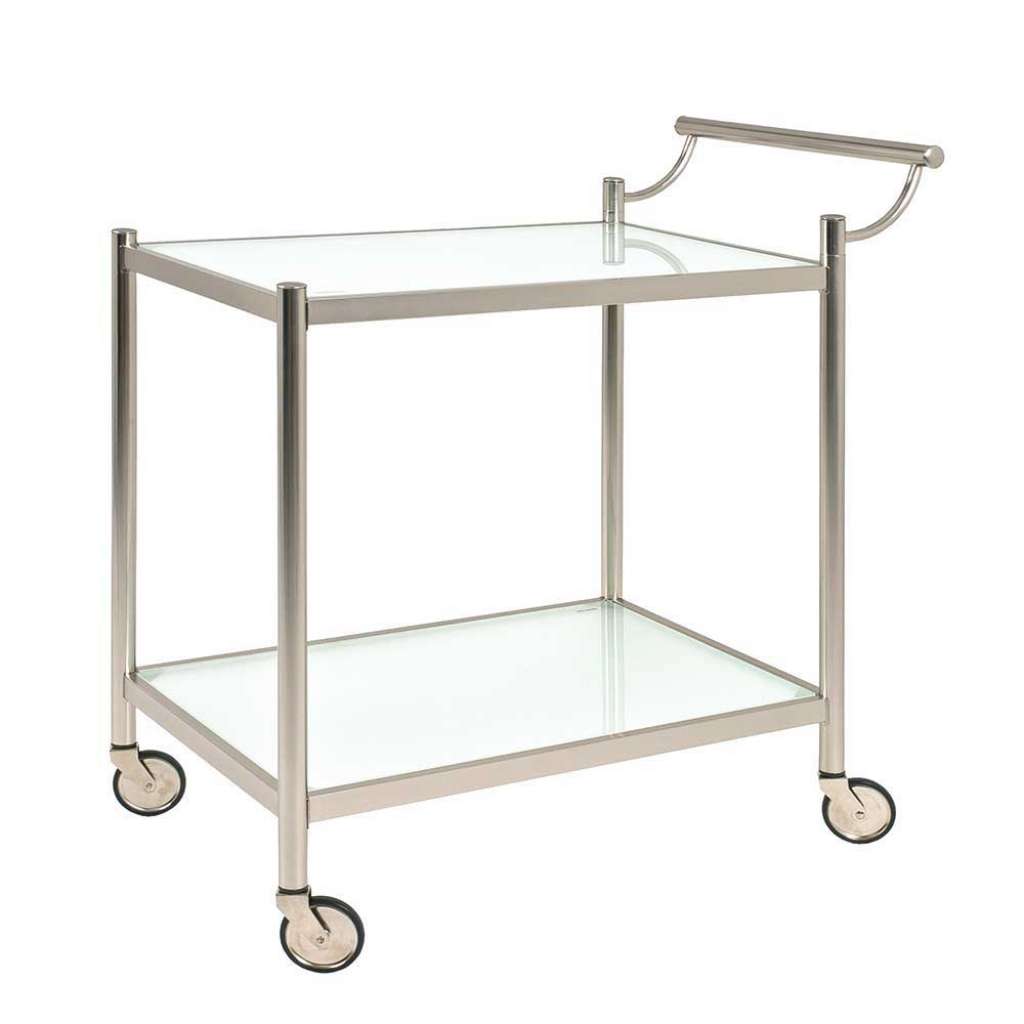 Serviertisch mit Rollen Glas