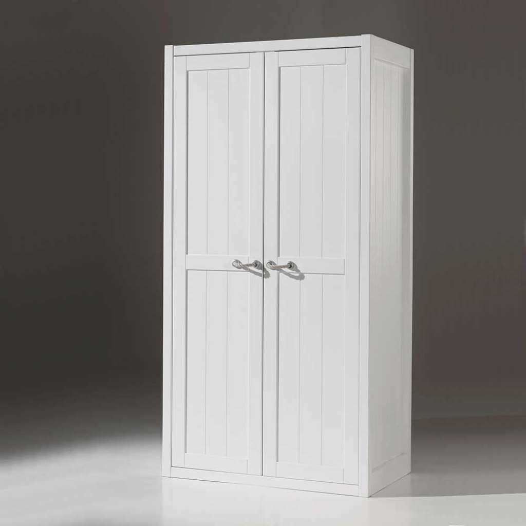 Kinderschrank in Weiß 2 türig