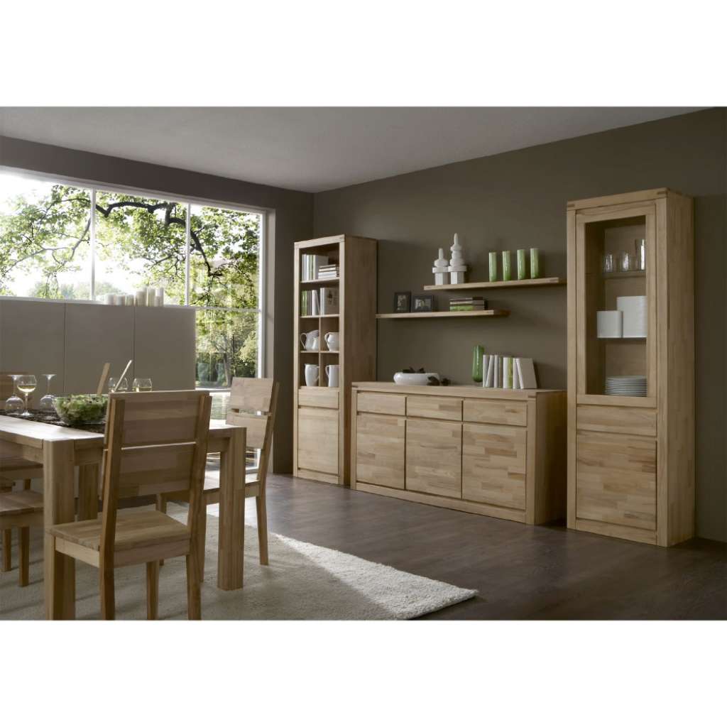 Esszimmer Set aus Kernbuche Massivholz kaufen (3-teilig)