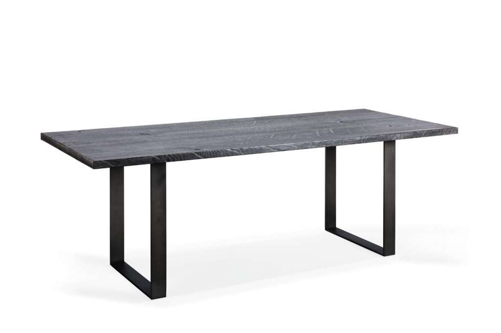 Janua - SC 58 Tisch - amerik. Nussbaum - Gestell Tiefschwarz - 280x100 - indoor