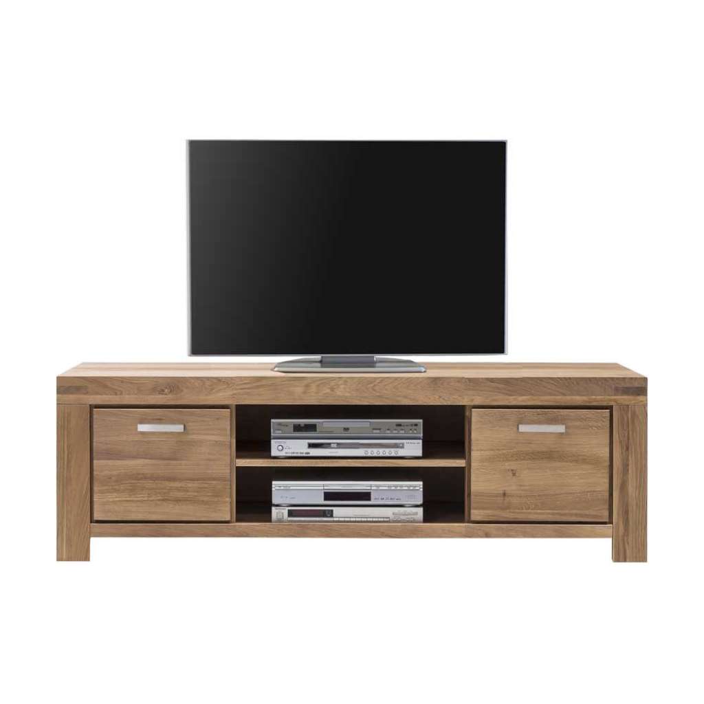 TV Lowboard aus Wildeiche Massivholz Türen