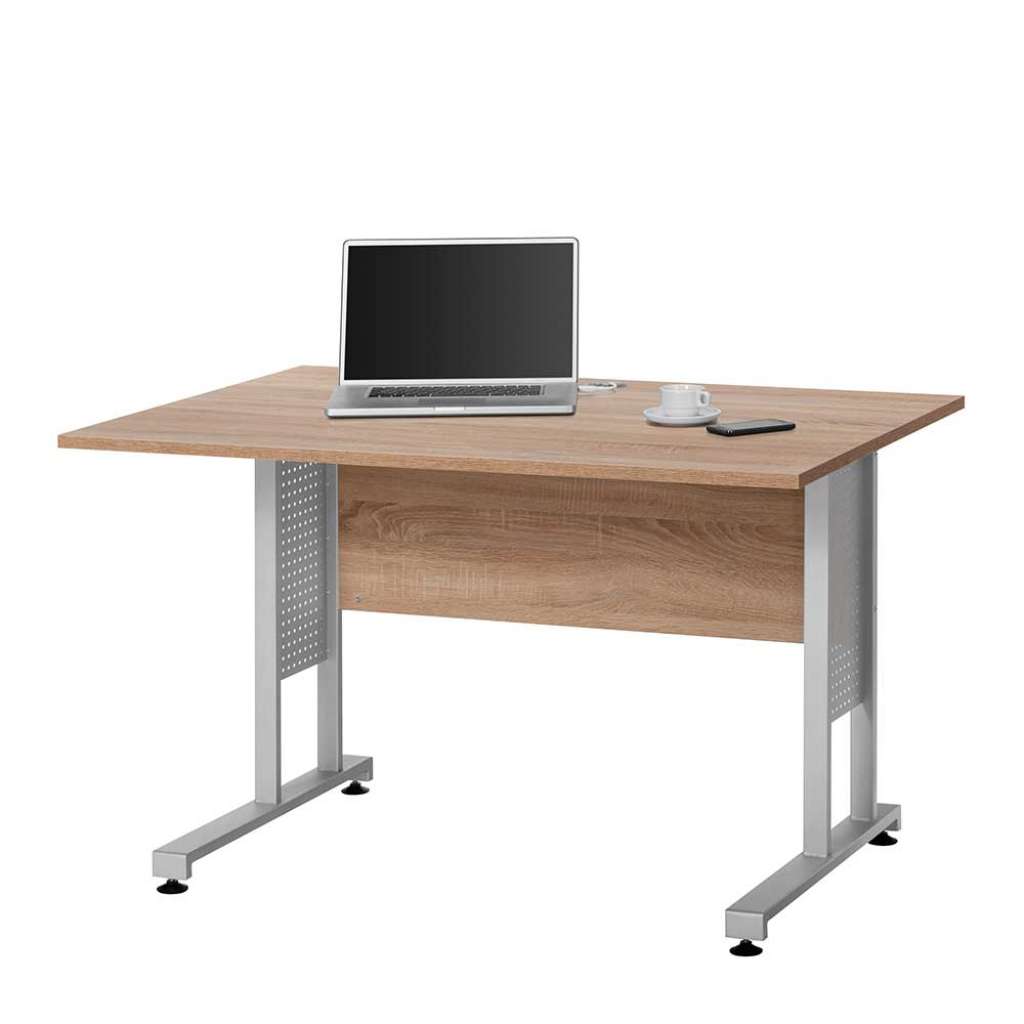 Schreibtisch mit Kabelkanal 120 cm
