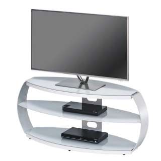 TV Rack in Grau Oval