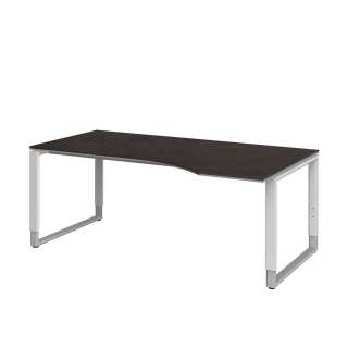 Büro Schreibtisch in Braun höhenverstellbar
