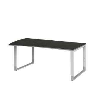 Büro Schreibtisch in Grau höhenverstellbar