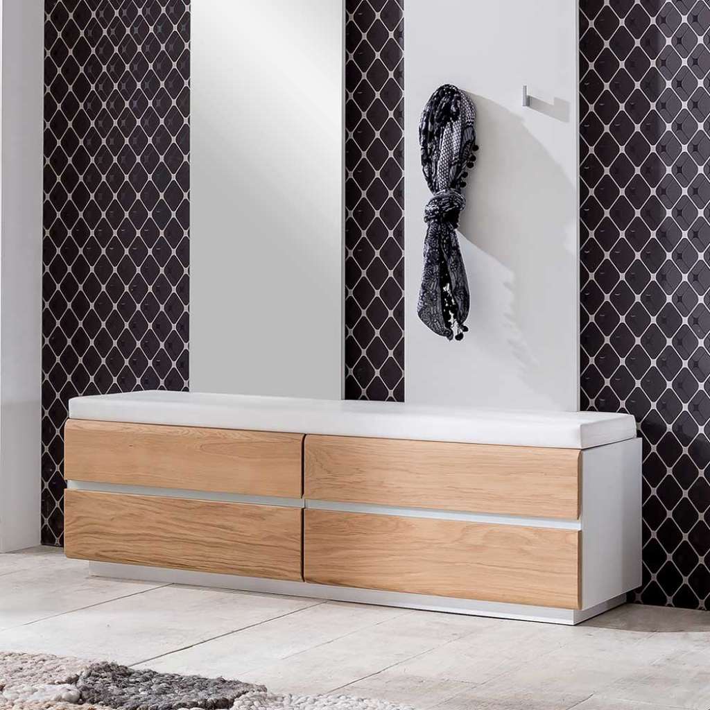 Bank für Garderobe Wildeiche