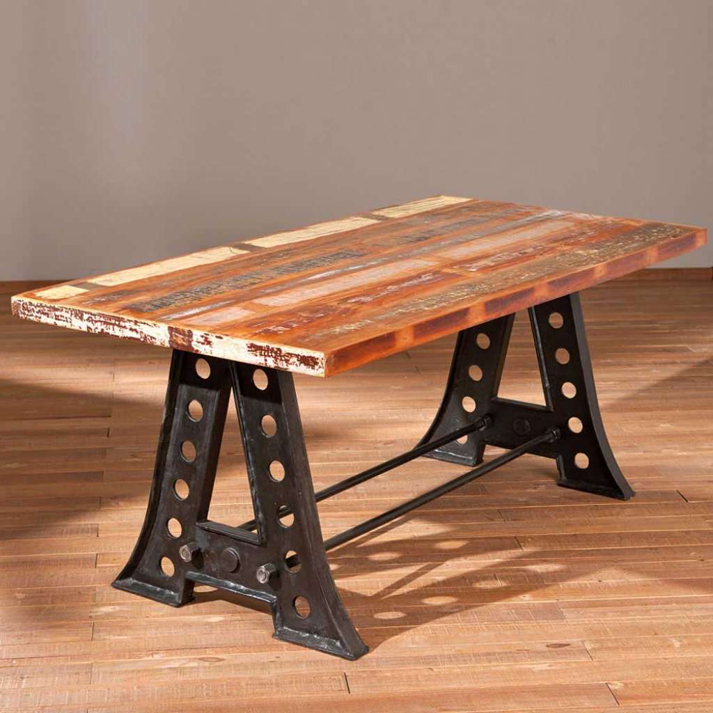 Esszimmertisch im Industrie Design 180 cm