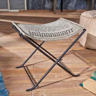 Hocker im Loft Design klappbar