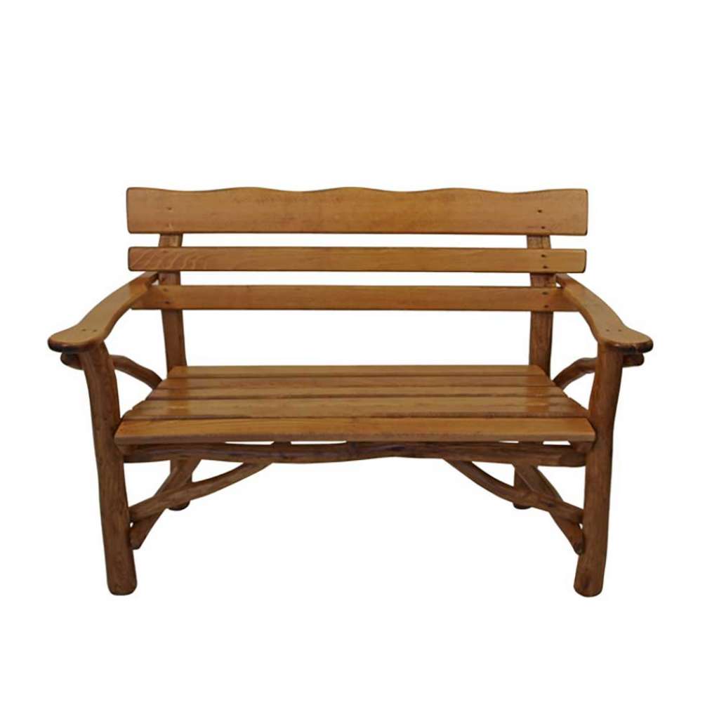 Garten Holzbank Landhaus rustikal massiv