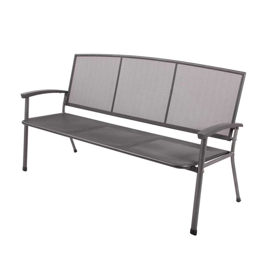 Terrassenbank aus Alu Armlehnen