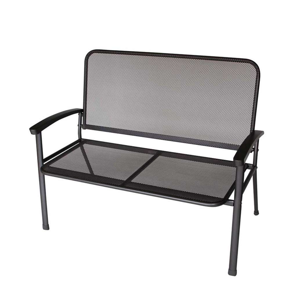 Gartenbank aus Aluminium wetterfest