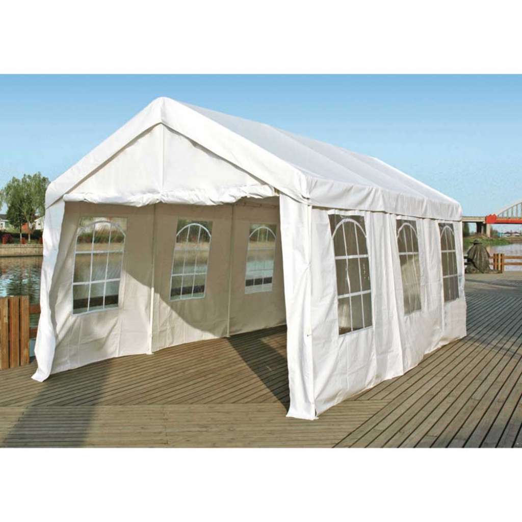 Party Gartenzelt in Weiß 3x6m