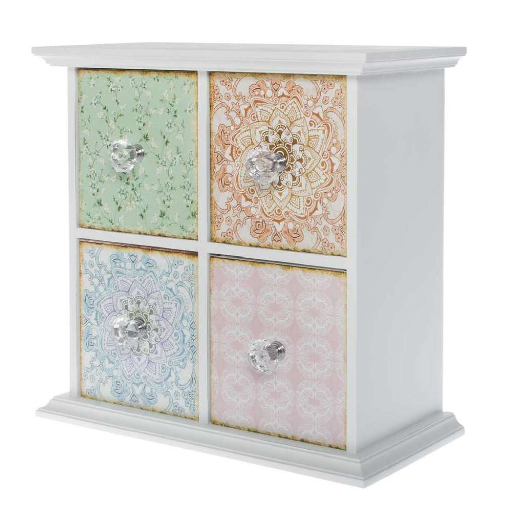 Schmuckkasten mit Paisley Muster Bunt