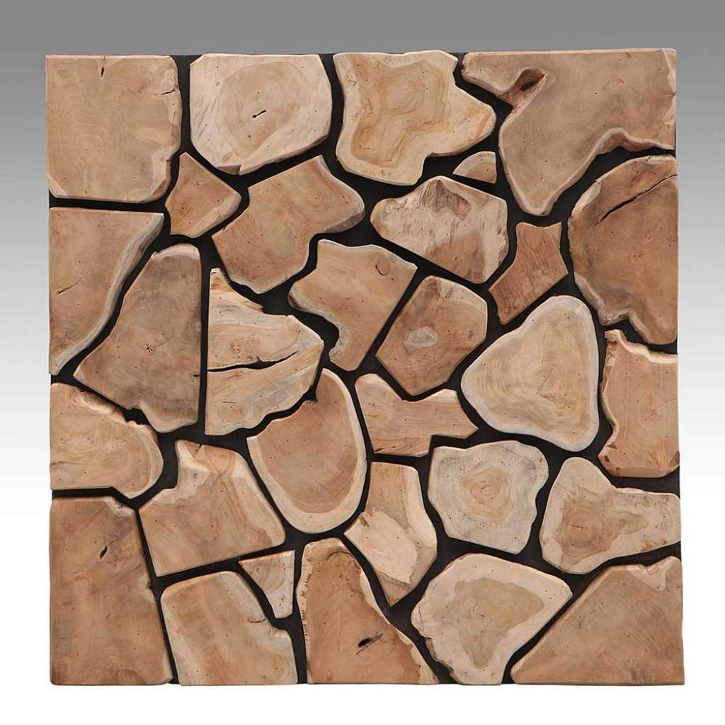 Wandbild aus Holz 80 cm