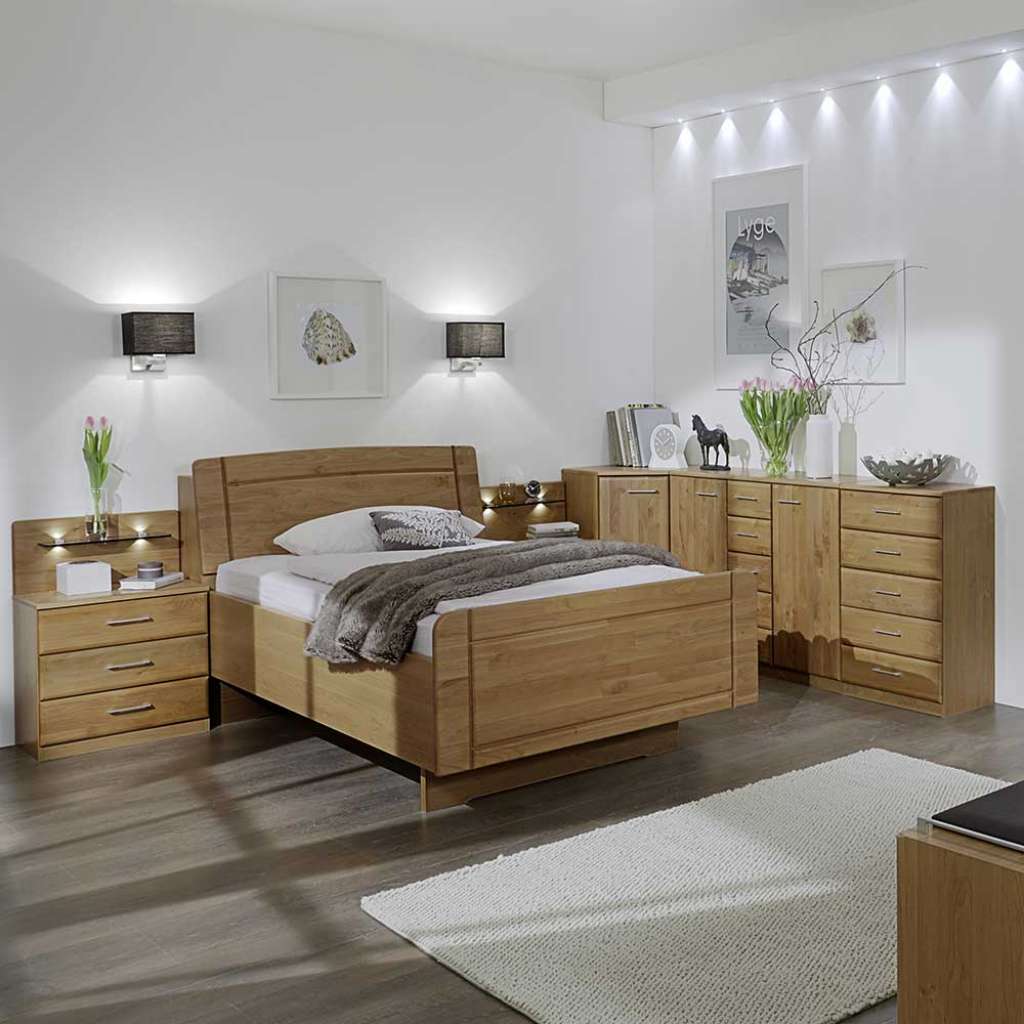 Komplett Schlafzimmer für Senioren Erle (6-teilig)