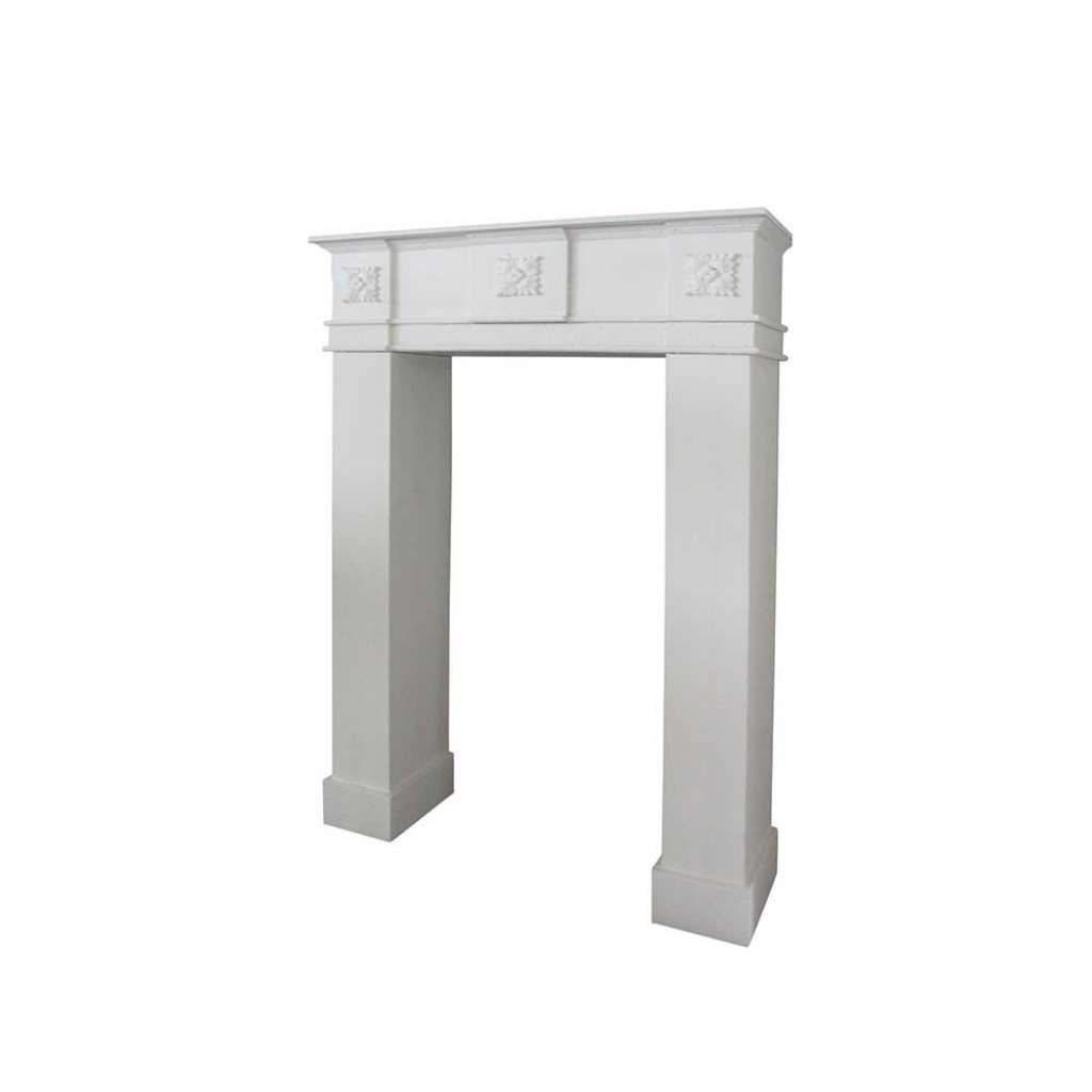 Kerzenkamin in Weiß 70 cm