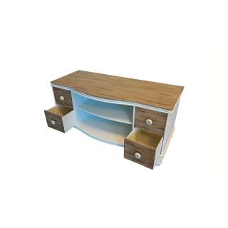TV Board im Landhaus Design Schubladen