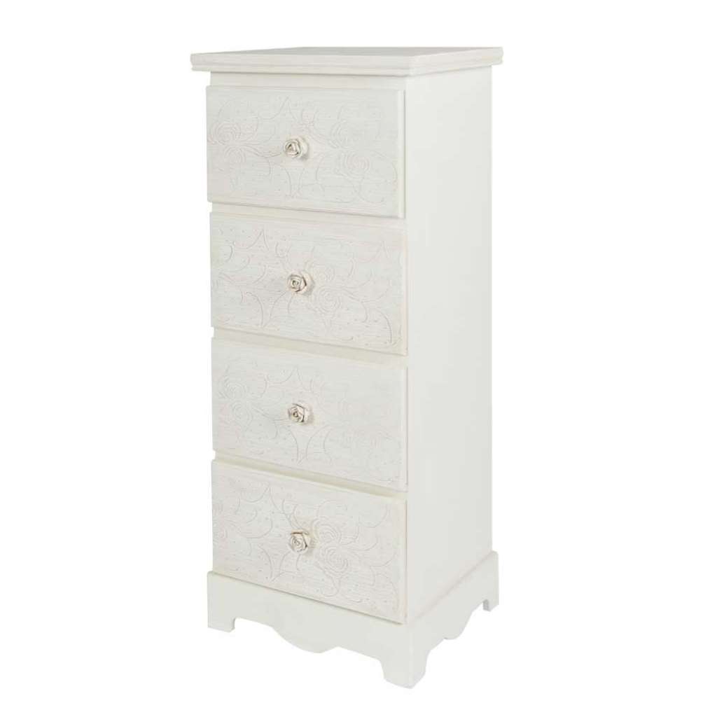 Shabby Kommode mit 4 Schubladen Shabby Chic