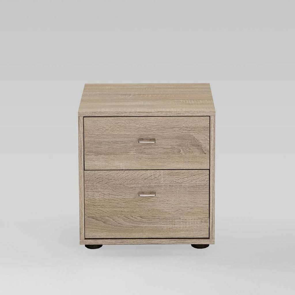 Nachtkonsole in Eiche Sägerau kaufen (2er Set)