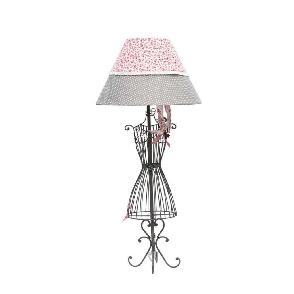 Lampe mit Schmuckständer Landhausstil