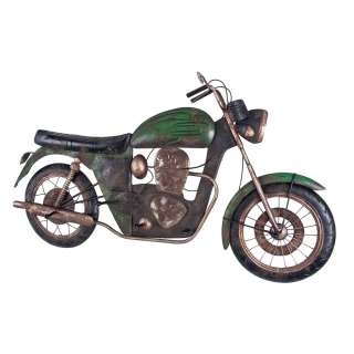 Garderobe in Motorrad Optik Metall
