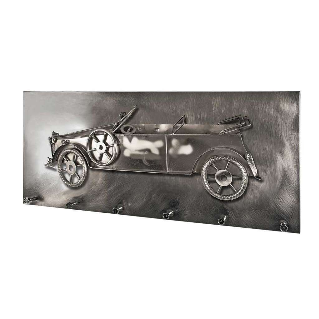 Haken Garderobe mit 3D Motiv Metall