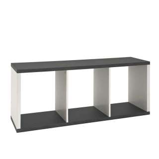 TV Regal in Weiß Grau modern