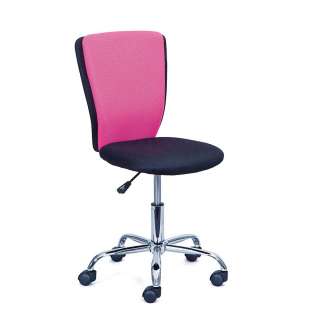 Kinder Schreibtischstuhl in Pink Schwarz