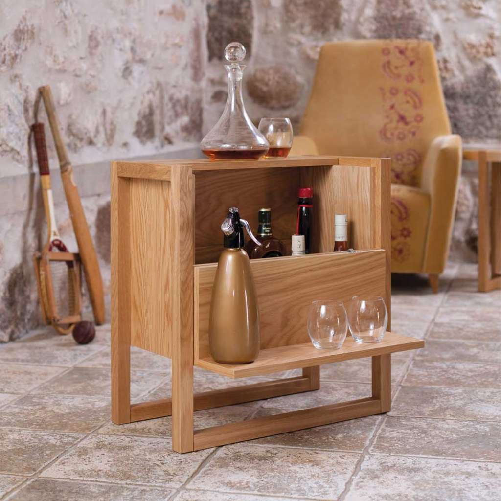 Minibar mit Eiche furniert modern