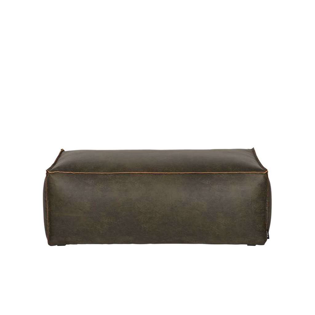 Pouf in Oliv Grün modern