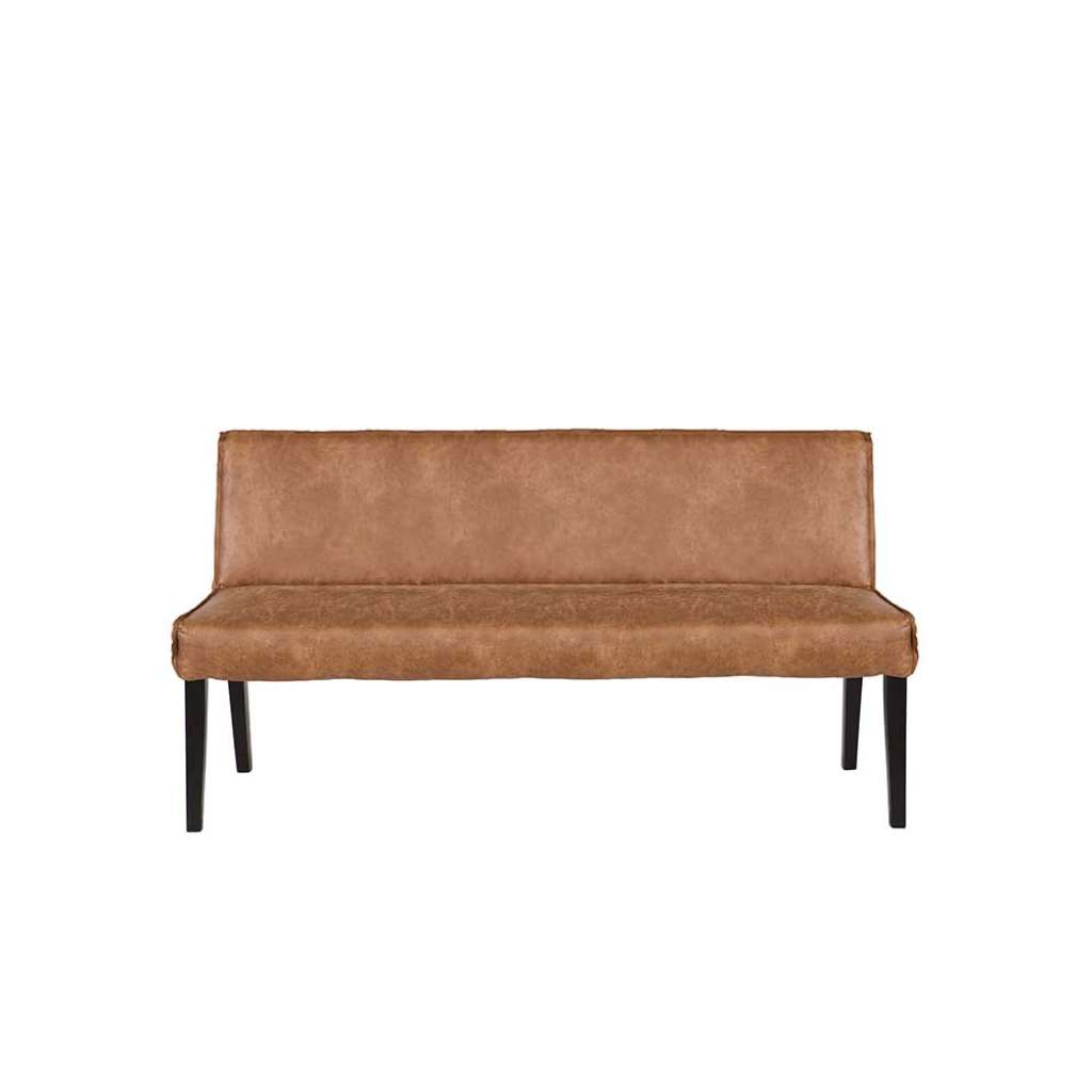 Esszimmerbank in Cognac Braun modern