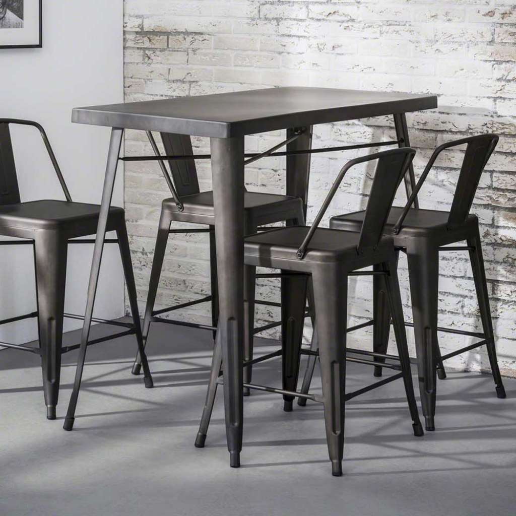 Küchenbartisch im Industry Look 120 cm breit