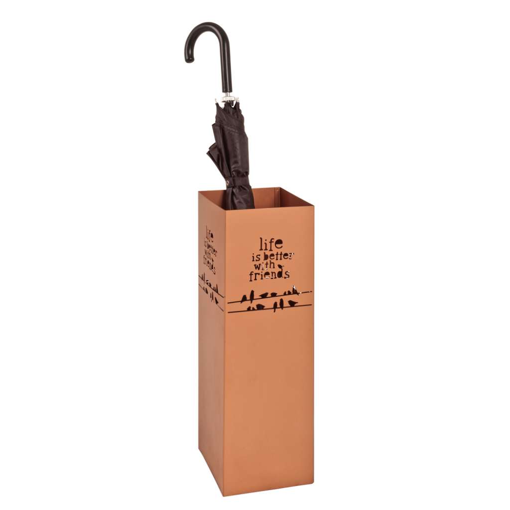 Regenschirmständer in Kupferfarben Metall