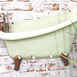 Design Garderobe als Badewanne Haken