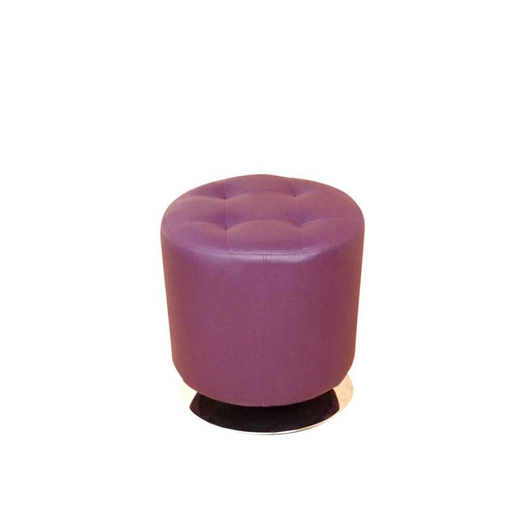Drehbarer Sitzhocker in Lila modern