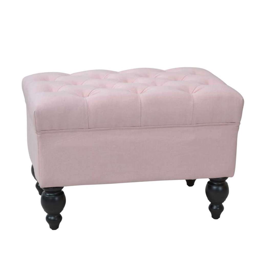 Hocker in Rosa Birke massiv