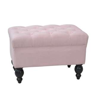 Hocker in Rosa Birke massiv