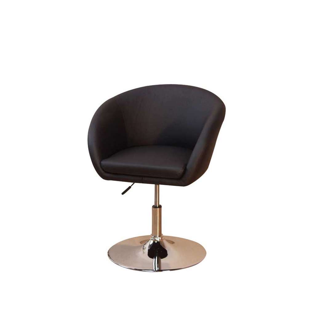 Cocktailsessel in Schwarz höhenverstellbar