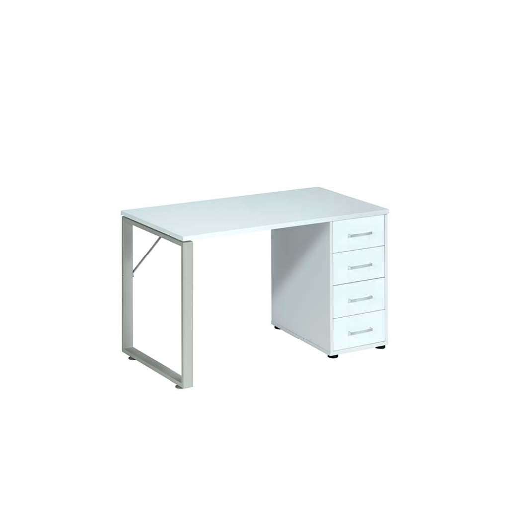 Computer Schreibtisch mit Schubladen 120 cm