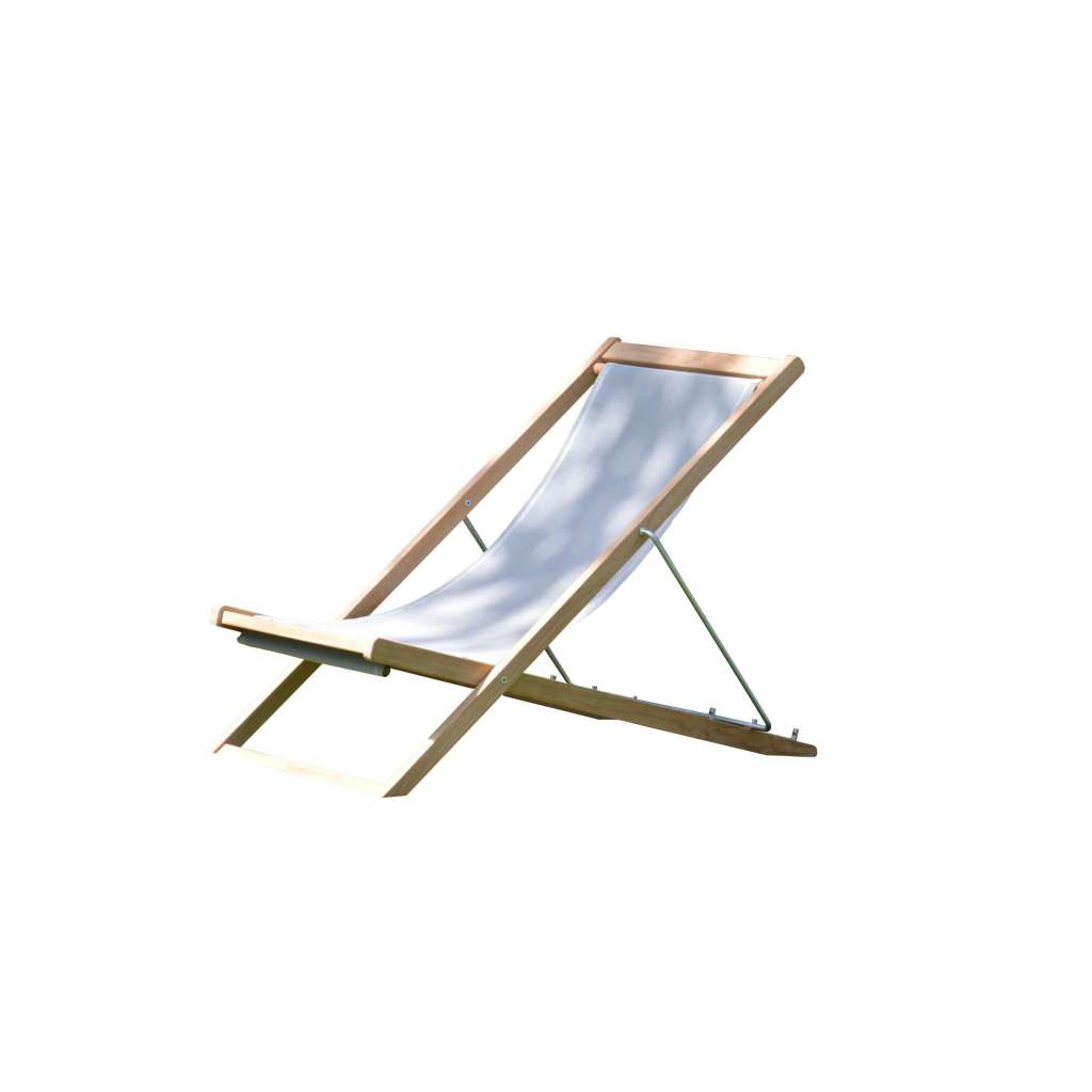 Jan Kurtz - Nizza Liegestuhl - schwarz - outdoor