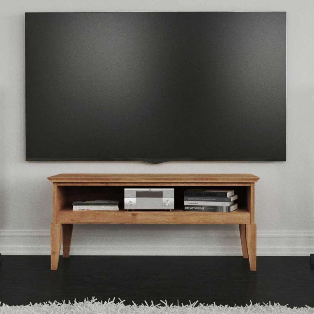 TV Board aus Wildeiche massiv geölt 50 cm hoch